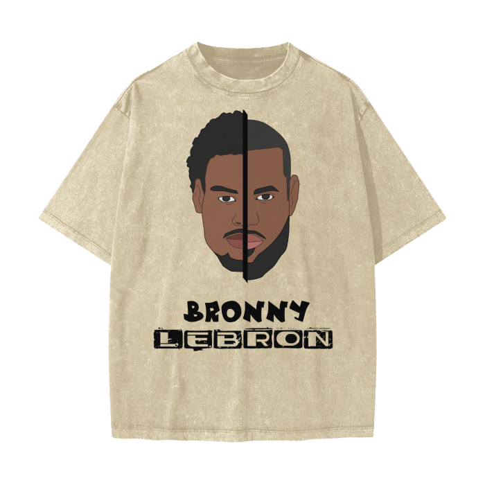 Bronny & LeBron Vintage T-Shirt