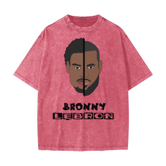 Bronny & LeBron Vintage T-Shirt