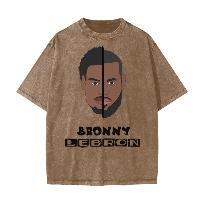 Bronny & LeBron Vintage T-Shirt