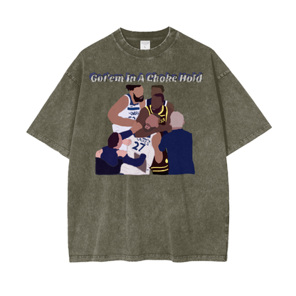 Got'em In A Choke Hold - Acid Wash T-Shirt