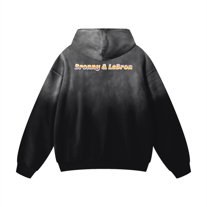 Bronny & LeBron - Wash Oversized Hoodie