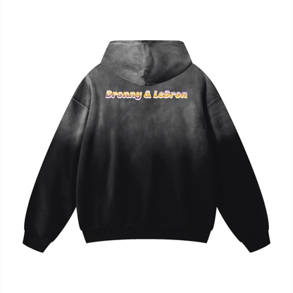 Bronny & LeBron - Wash Oversized Hoodie