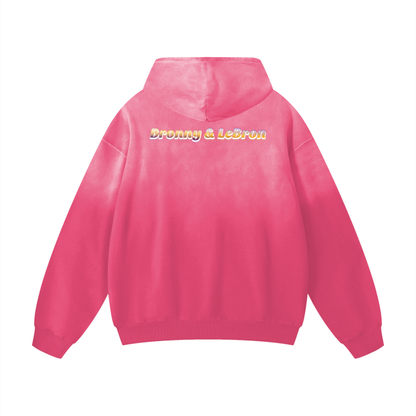 Bronny & LeBron - Wash Oversized Hoodie