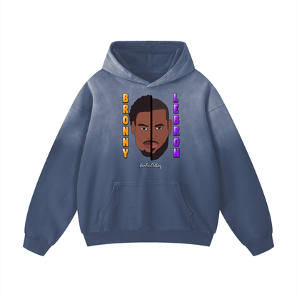 Bronny & LeBron - Wash Oversized Hoodie